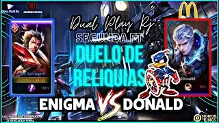Duelo de Rel&iacute;quias ENIGMA x DONALD, X1 Entre inscritos! Parte 2 - 🔴 Live 22/03/2023 - HONOR OF KINGS