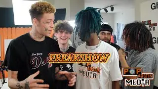 FREAKSHOW argue about what to eat and Abstract Genesis shows up with no shoes.