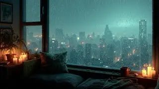 Атмосфера Дождливого Города ~ Инструментальный Джаз для Сна и Релаксации