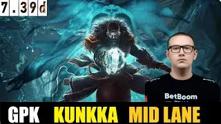 GPK [KUNKKA] MID 7.39D - DOTA 2 HIGHEST MMR MATCH#dota2  #dota2gameplay  #gpk