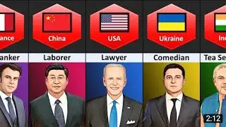 World Leaders Original Jobs From Different Countries
