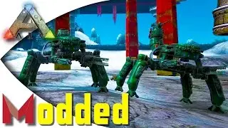 ARK: Pooping Evolved Modded: HST Berserker Mech Battle! S1E15 Gameplay