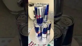 Happy birthday with energy! #redbull #energydrink #birthdaycake