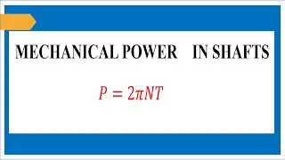 Power Transmission by Shafts | Torsion equation