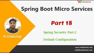Spring Security | Spring Boot Default Security Introduction | Spring Default Security | Part 18