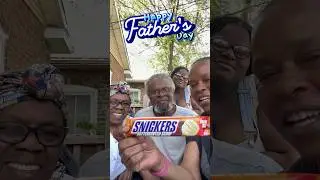 My father tried Butterscotch SNICKERS wit us #fathersday #snickers #butterscotch