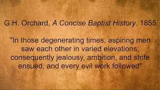 CHURCH HISTORY - Roman Catholicism: Corruption of Church Government