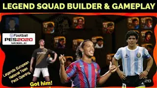 PES 2020 Mobile Legends Squad Builder and Legend Squad Gameplay #pesmobile #pesLegends #hTGPES