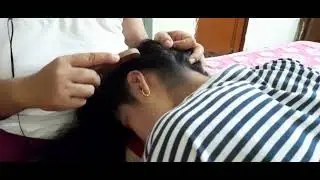 😴😴Scalp checking video to sleep and relax
