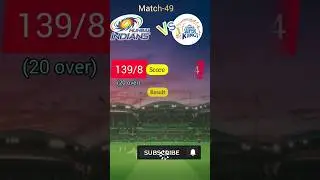 Mumbai:139 vs Chennai:?? Who will Win?? #ipl #shorts #cricket #mivscsk