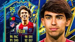 ЗОЛОТОЙ МАЛЬЧИК ПОРТУГАЛИИ! 🤩 Обзор игрока Феликс (95 TOTS) &mdash; FIFA 22 Ultimate Team