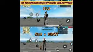 New Pet Hoot Ability Test OB35 update | FF Hoot Pet | New Pet Ability | #ob35update #shorts #short