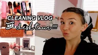 Organize my Desk with Me + Desk Tour 2020 | ROOM MAKEOVER EP. 3