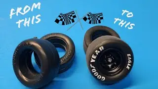 NASCAR kit tires: How I weather them up