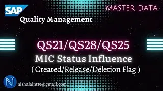 SAP S/4HANA QM | Master Inspection Characteristic MIC Status Influence | SAP Quality Management