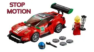 Lego Speed Champions Ferrari 488 GT3 (75886) Stop Motion Build