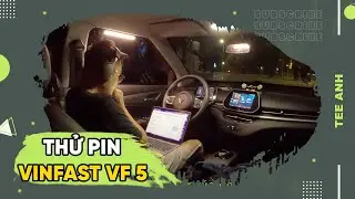 VL#2: Ngủ 1 đ&ecirc;m tr&ecirc;n xe điện VF 5 tụt bao nhi&ecirc;u % pin?