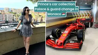 🇲🇨 The prince's Car Collection, guard change and inside the Palace a day in Monaco