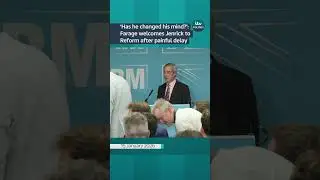 New Farage defector Jenrick late to his big Reform unveiling