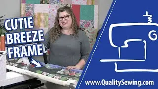 Buried in Unfinished Quilts? Get the Cutie Breeze Tabletop Fabric Frame!