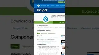 Drupal Component Builder Module