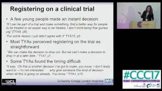 Participating in clinical trials for TYA cancer