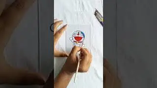 Doraemon glass painting #shorts #trending
