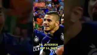 Mauro Icardi. First and last goals for Inter. #intermilan #icardi #goals