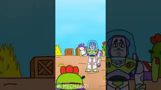 Spike saying goodbye to buzz lightyear #brawlstars #brawlstarsanimation #buzzlightyear
