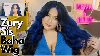 Turn Heads with this Gorgeous Black & Blue Ombre Wig! Zury Sis Baha Review