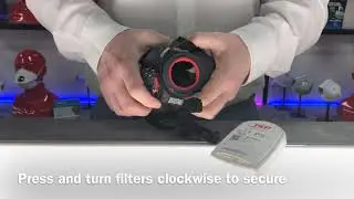 How to fit filters to your Force&reg;8 PressToCheck&trade; Half Mask.