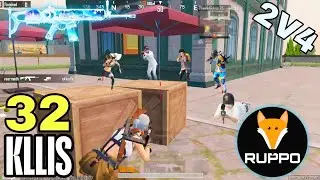 Ruppo Best Duo vs Squad | 32 kills | 3.8 new update 🥵 bgmi gameplay