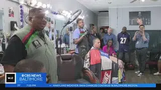Maryland's attorney general and public defender go on barbershop tour