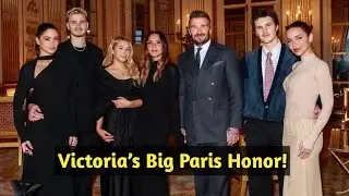Victoria Beckham Receives Top French Honor in Paris &mdash; Her Family&rsquo;s Reaction Says It All #Victoria
