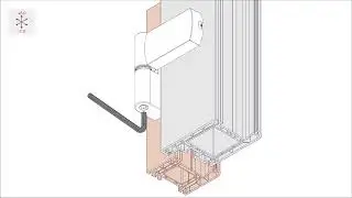 Roto Solid S | PS 23: regulacja zawiasu nawierzchniowego do drzwi wejściowych