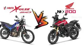 Hero Xpulse 210 vs Honda NX200  | Full Video Comparison