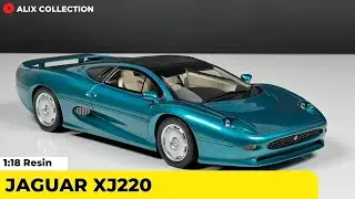 Unboxing of Jaguar XJ220 1:18 Resin Model Car by Top Marques Collectibles (4K)