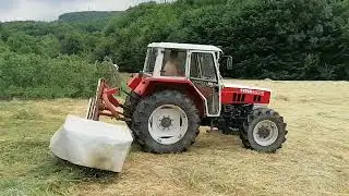 STEYR 8075 + KUHN GMD 44 košenje trave