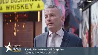 FSB Awards 2024 - Northern Ireland - Community Award Winner - LE Graphics