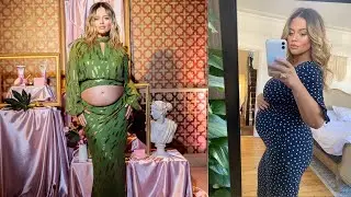 Emily Atack Flaunts Growing Bump in Navy Dress: Pregnancy Update!