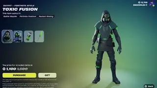 Fortnite NEW TOXIC FUSION SKIN/BUNDLE! NEW CREW SKIN! Item Shop MARCH 31ST 2025