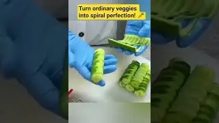 Stainless Steel Spiral Vegetable Slicer 🥕 Manual Potato, Carrot & Cucumber Cutter