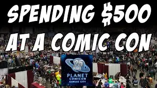 Spending $500 At A Comic Con | CGC | KEY COMICS | PLANET COMICON 2024