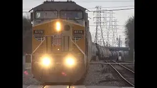 Trains at Sampson Street - Houston, TX (Searchlight Signals) Feb 2025 UP & BNSF
