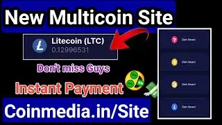 High Paying Faucet Site | New Multicoin Faucet | Claim LTC TRX SHIB BONK | Every Minute Claim | Inst