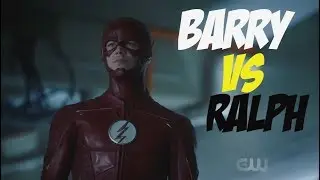 The Flash 2014 S04E18 Ralph Vs Barry (Punch Scene) (720p)