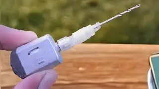 How to make a mini drill from school pen! Very helpful.