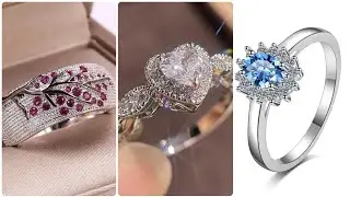 New Bridal Silver Ring Designs Ideas 2026 // New Beautiful Bridal Silver Ring Design 