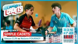 Simon CLIN vs Nolann FOURNOT | 1/16 | FRANCES CADETS 2025