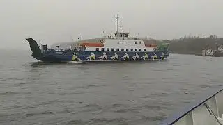 Ferry crossing on Curonian Spit. Baltic sea Klaipeda Lithuania 🇱🇹 #sea #travel #ferry